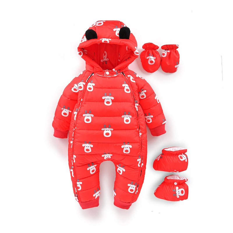 Baby Winter Suit Hooded Overall